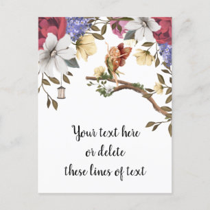 Floral Fairy Postcard