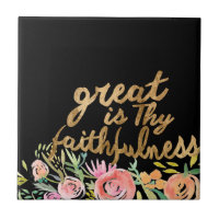 Floral Faith - Greath is Thy Faithfulness
