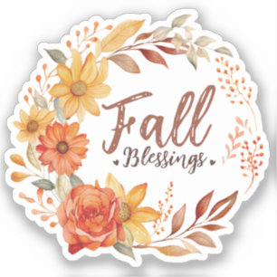 Floral Fall Blessings