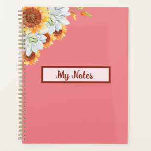 Floral Fall Inspire School  Planner