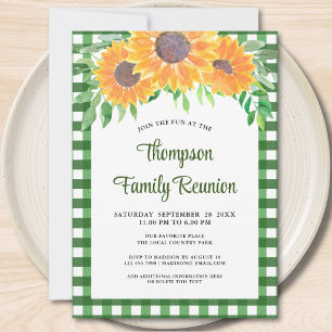Floral Family Reunion  Invitation