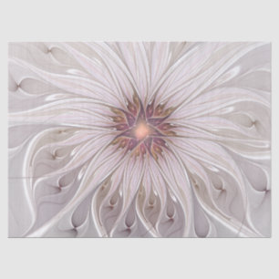 Floral Fantasy, Abstract Modern Pastel Flower Tissue Paper