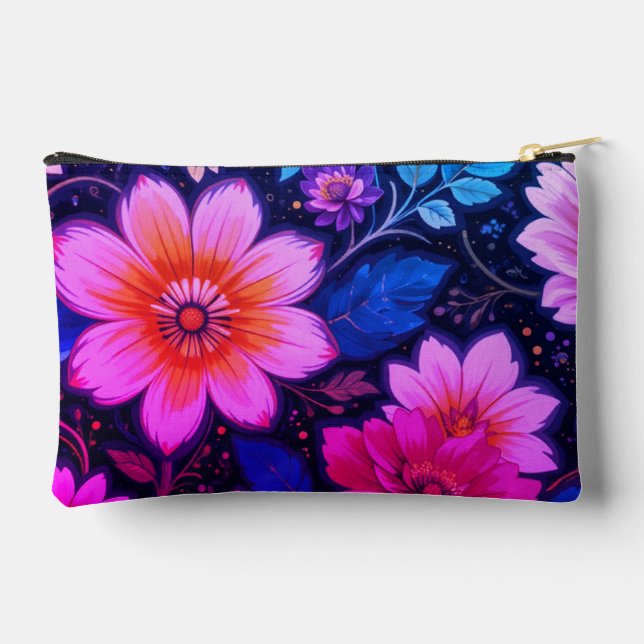 Floral Fantasy Accessory Pouch (Back)