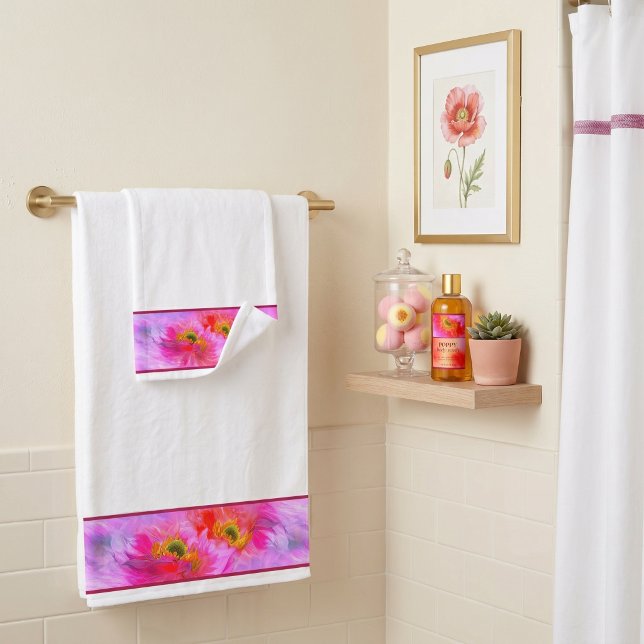 Floral fantasy   bath towel set (Creator Uploaded)