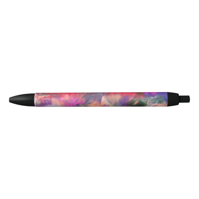 Floral Fantasy Black Ink Pen (Front)