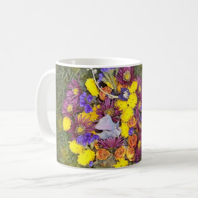 Floral Fantasy coffee mug (Front Left)