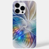 Floral Fantasy, Colourful Abstract Fractal Flower