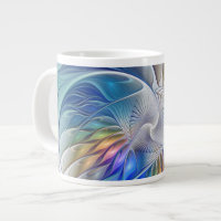 Floral Fantasy, Colourful Abstract Fractal Flower