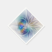 Floral Fantasy, Colourful Abstract Fractal Flower