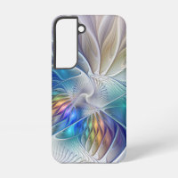 Floral Fantasy, Colourful Abstract Fractal Flower