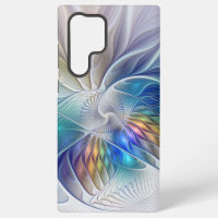 Floral Fantasy, Colourful Abstract Fractal Flower
