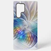 Floral Fantasy, Colourful Abstract Fractal Flower