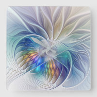 Floral Fantasy, Colourful Abstract Fractal Flower