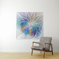 Floral Fantasy, Colourful Abstract Fractal Flower