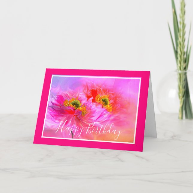 Floral fantasy custom card (Front)