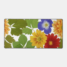  Floral Fantasy Desk Mat