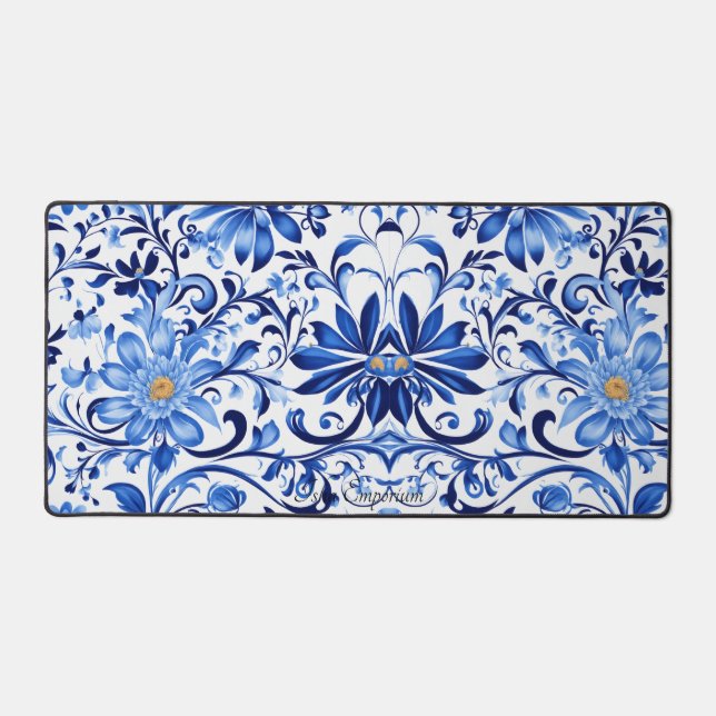 Floral Fantasy Desk Mat (Front)