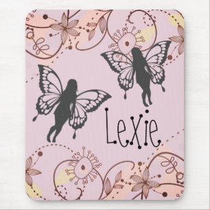 Floral Fantasy Fairies Mouse Mat