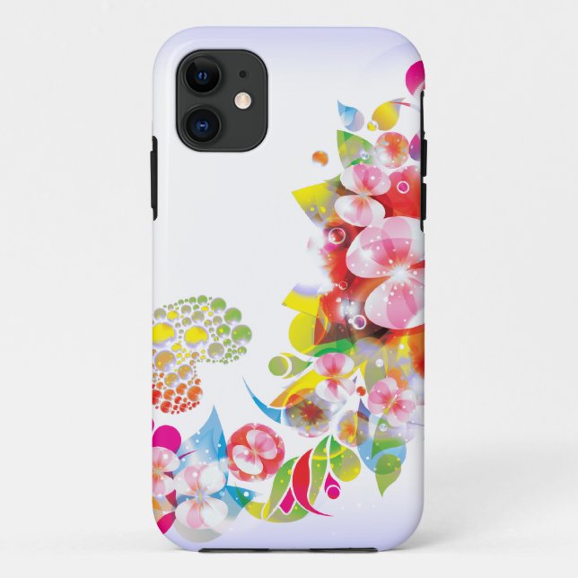 Floral fantasy iphone cover (Back)