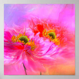 Floral fantasy poster