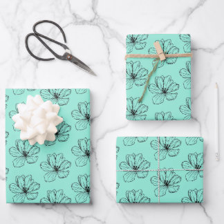 Floral Fantasy Seamless wrapping paper
