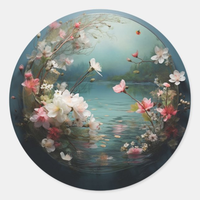  Floral Fantasy Stickers - A Burst of Beautiful Bl (Front)