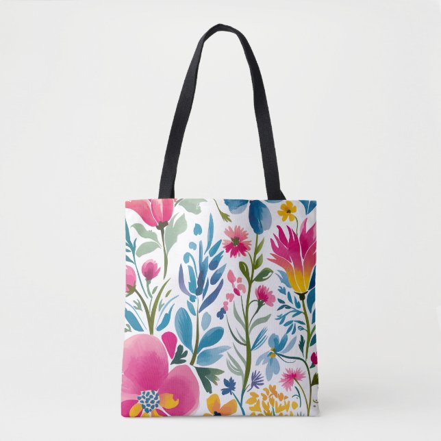 Floral Fantasy Tote Bag (Front)