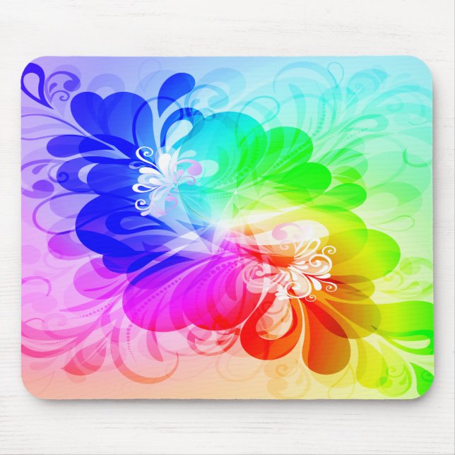 Floral Fashion 5 Mousepad (Front)