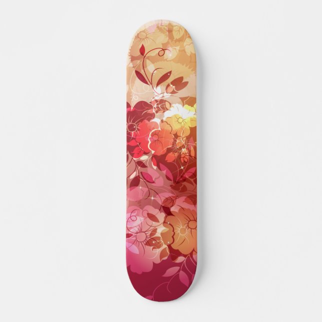 Floral Fashion 6 Skateboard (Front)