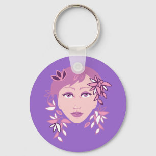 Floral Fashion Key Ring