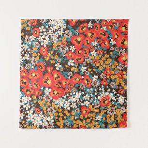 Floral fashion spring, summer woman dress tapestry