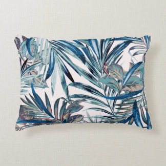 Floral fashion tropical vintage pattern with palm  decorative cushion