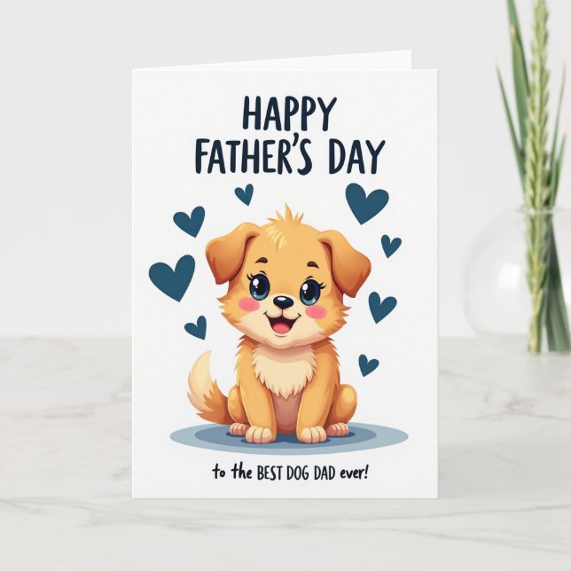 Floral Fathers Day Best Card (Front)