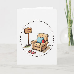 Floral Fathers Day Comfort Card