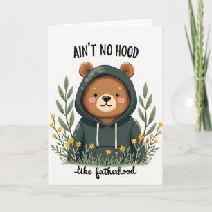 Floral Fathers Day Drawing Card