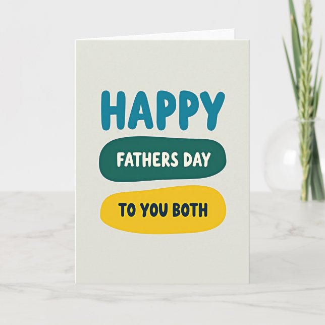 Floral Fathers Day Image Card (Front)