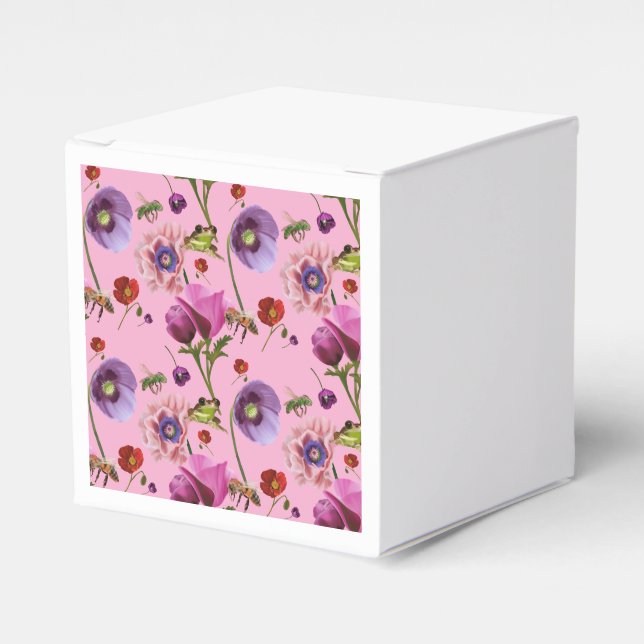 Floral favor box (Front Side)