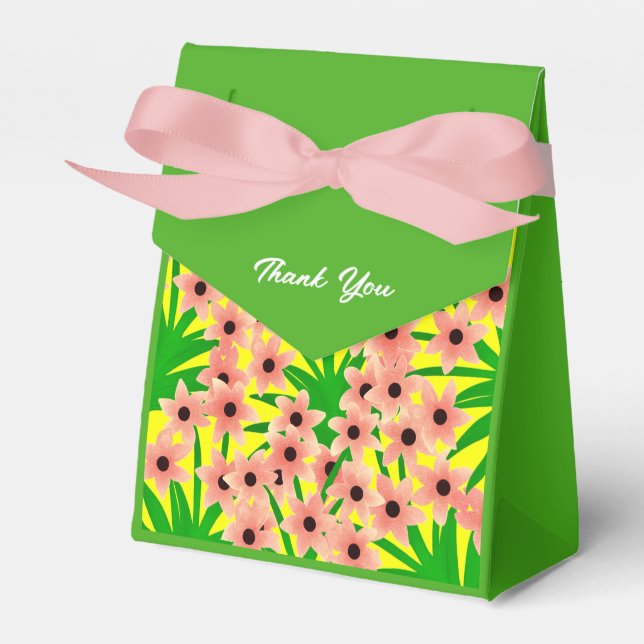 Floral Favour Box (Front Side)