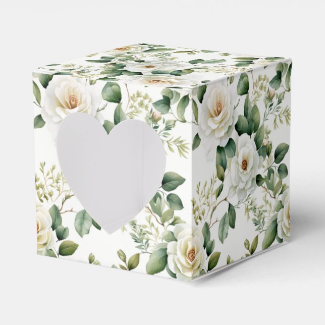 Floral Favour Treat Box (Front Side)