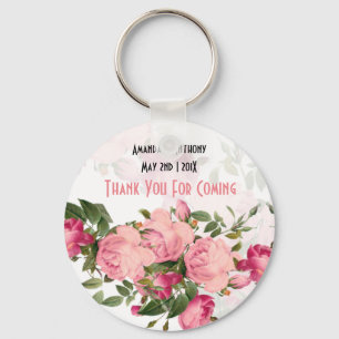 Floral favours-thank you gift key ring