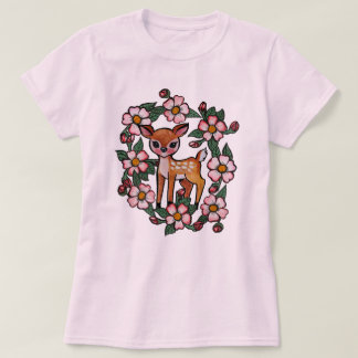 Floral Fawn T-Shirt