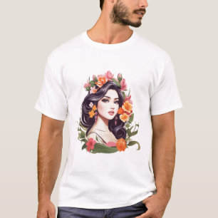 Floral Feminine Essence T-Shirt