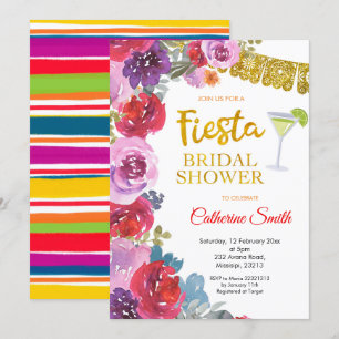 Floral Fiesta Bridal Shower Invitation