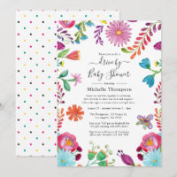 Floral Fiesta Drive By Bridal or Baby Shower