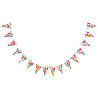Floral Fiesta Spanish Birthday Party Pattern Bunting