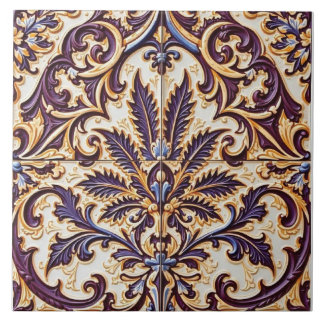 Floral Filigree Tile