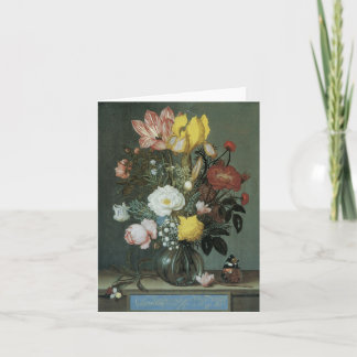 Floral Fine Art Blank Note Card