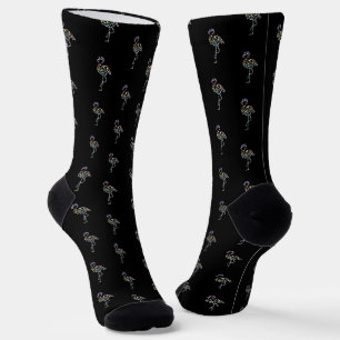 Floral Flamingo Cute Animal Aesthetic Lover Gift Socks