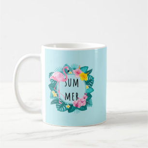 Floral Flamingo Summer Bliss Coffee Mug