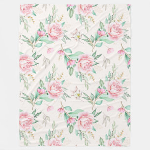 Floral Fleece Blanket